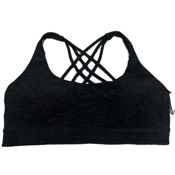 Victoria’s Secret Essentials Strappy Padded / Removable Padding Sports bra gray - Picture 2 of 5